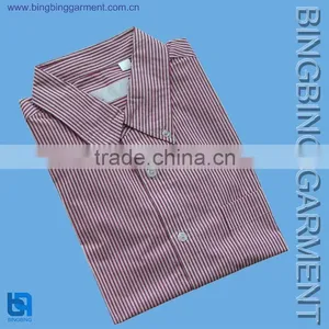 New Men's Brand Stripe Shirt thumbnail-1