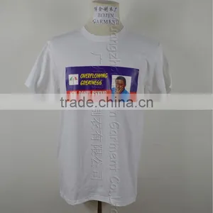 Custom Cheap Polyester Election t Shirt With Face Heat Tranfer Printing thumbnail-5