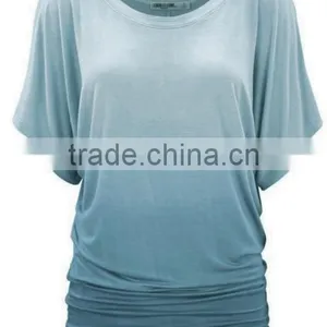 Autumn Europe and the United States Foreign Trade Easy Leakage Shoulder Lady T-shirt With Short Sleeves thumbnail-4