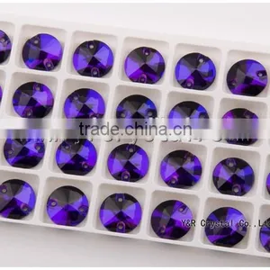 Crystal Sew-on Beads Red Light Siam Sew on Stones thumbnail-4
