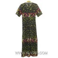 Latest Dress Design Women Summer Flower Dress Long Maxi Dress thumbnail-3