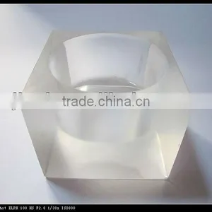 Half Clear Crystal Candle Jar thumbnail-1