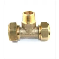 Compression Fitting-F1 Male Tee thumbnail-1