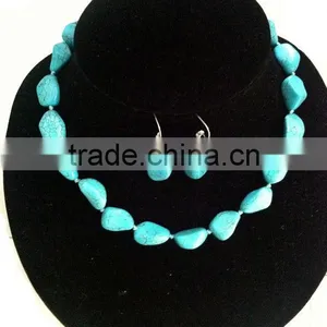 Hot Sale Kallaite Jewelry Set Fashion Jewelry Customized Jewelry 4 Different Stone Shapes thumbnail-2