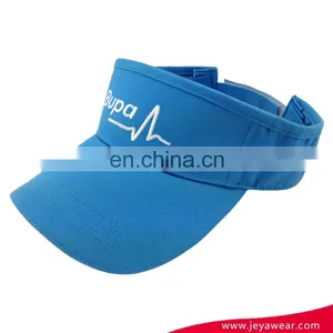 10856 Cotton Twill Light Blue Sun Visor Promotional Visor With BUPA Flat Embroidery thumbnail-2