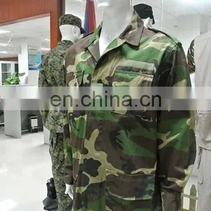Hot Selling Woodland Camouflage American Military Uniform BDU for Army Uniform thumbnail-3