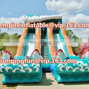 Dual Lane Inflatable Slide Medium Fish Slide for Sale ID-SLM003 thumbnail-1