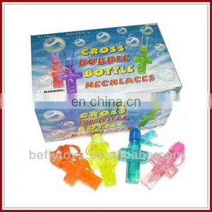 Cross Shape Necklace Bubble Water Bottle Toys thumbnail-1