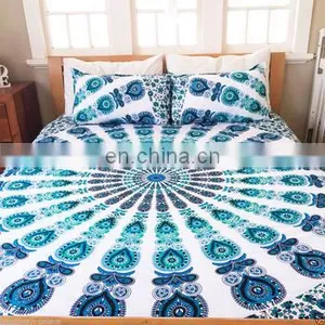 Indian Handmade Mandala Duvet Cover Cotton Comferter Doona Cover Quilt Bedding thumbnail-1
