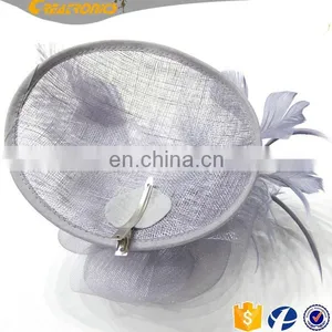 Handmade Wedding Party Sinamay Hat Bases Women Wholesale Church Hat Ladies Sinamay Wholesale Make Church Hats thumbnail-2