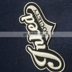 Iron on Custom Brand Name Letter 3d Embroidery Patches thumbnail-2