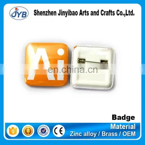 Factory Direct Price Metal Button Blank Plastic Pin Badges thumbnail-3