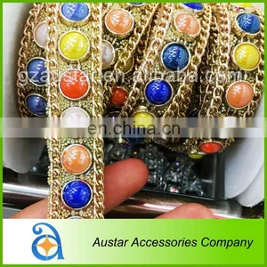 Fashion Plastic Hot Fix Rhinestone Trimming for Sandal thumbnail-1