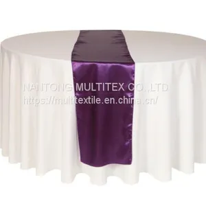 Satin Table Runner for Wedding and Banquet thumbnail-1