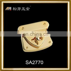 2016 Fashion Classic Metal Turn Lock For Bag Accessories, Custom Twist Clip Lock thumbnail-1