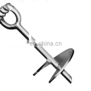 HDG Forged Mild Steel No Wrench Helix Screw Anchor Rod thumbnail-2