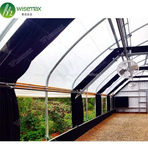 Easily Installed Galvanized Steel Frame Fully Automated Light Deprivation Greenhouse thumbnail-4