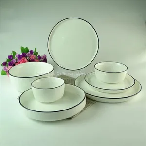 Dinnerware Plate Colored Glaze Plates Sets Dinnerware Ceramic Dinnerware Tableware Set thumbnail-3