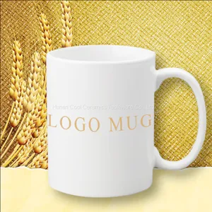 Oem Customized Blank Marble Coffee Mugs Wholesale Custom Logo Plain White Cheap Coffee Ceramic Mug thumbnail-5