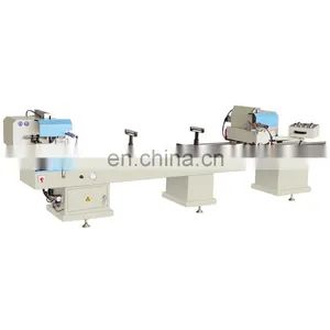 PVC Doors Window Manufacturing Machine Plastic Double Heads Aluminum Saw thumbnail-1