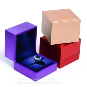 China Factory Price Square LED Ring Box With Custom Logo thumbnail-3