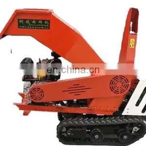 Electric Automatic Start Double Engine Wood Chipper Wood Chipper Machine thumbnail-2
