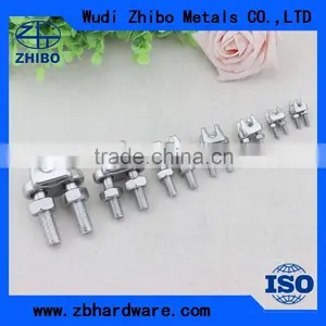 AISI316 AISI304 Stainless Steel DIN741 US/JIS Type Adjustable Wire Rope Clips M2-M32 thumbnail-5