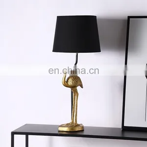 Hot Popular Animal Shape Design Modern Hotel Deck Light Luxury Saving Energy Resin Bedroom Bedside Home Decor Table Lamp thumbnail-1