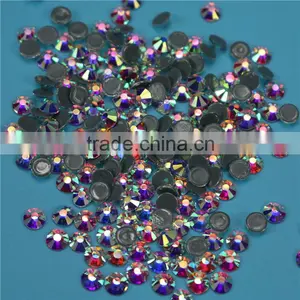 High Quality Low Price Wholesale Crystal AB Flatback Hotfix Rhinestone for Wedding Dress thumbnail-1