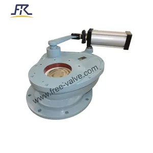 Pneumatic Operating Rotating One Disc Ceramic Gate Valve for Power Plant FRZ643TC thumbnail-5