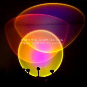 2021 Popular Product Led Lamp Multiple Colors Available Sunset Lamp Projector Hot Sale Robot Sunset Lamp thumbnail-1