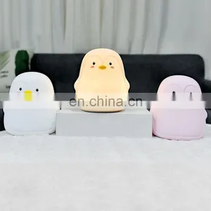 New Design Battery Powered Silicone Custom Night Table Lamp For Bedside Lighting thumbnail-1