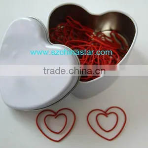 Beautiful Heart Shape PET Coated Paper Clip thumbnail-1