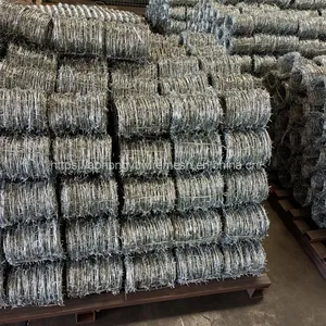Galvanized Barbed Wire Field Fence Farm Fence Cattle Fence Field Fence Grassland Fence thumbnail-4