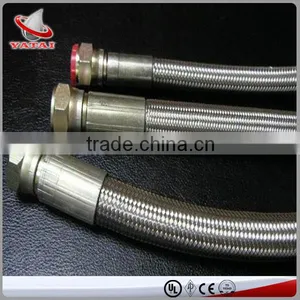 SAE Standard Stainless Steel Braid PTFE Hose for Chemical Fluid thumbnail-3