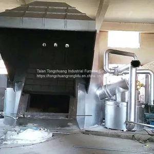 Nonferrous Metal Smelting 5 Tons of Large Fuel Gas Aluminum Melting Furnace thumbnail-2