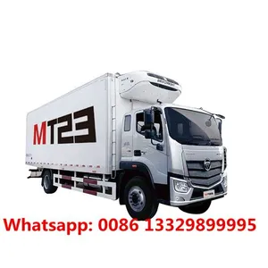 Customized FOTON AUMARK 4*2 Cummins 220hp Diesel 6.1m Length Refrigerated Truck for Sale thumbnail-2