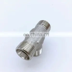 Stainless Steel Hose Compression Nipple Tee Fittings thumbnail-1