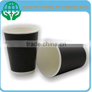 2015 New Sale Printed Logo Black Paper Coffee Cup thumbnail-1