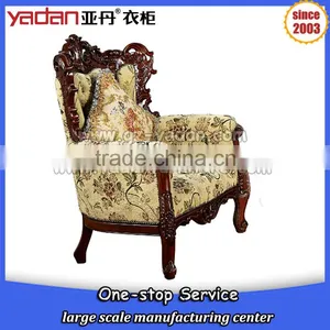 Antique Furniture Living Room Fabric Sofa Sets thumbnail-3