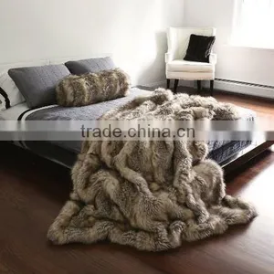 China Wholesale Minky Faux Fur Throw Blanket Quality Choice thumbnail-1