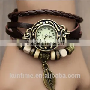 Wholesale Vintage Ladies Watch Leaf Bracelet thumbnail-2