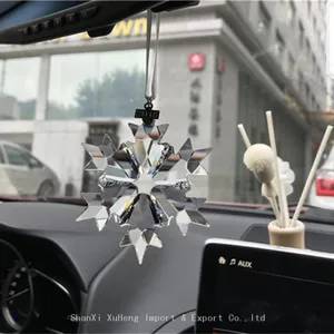 K9 Crystal Hanging Ornament Personalized Engraved Car Decor Crystal Glass Pendant thumbnail-5