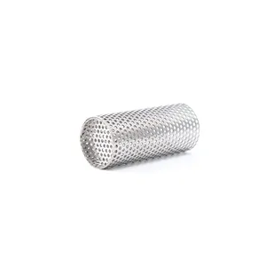 Customized Shape 304 Stainless Steel Perforated Metal Sheet Filter Tube thumbnail-1
