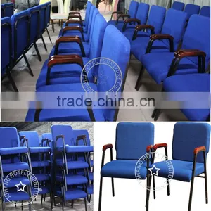 Popular Used in Auditorium Hall Armrest Church Chair thumbnail-6