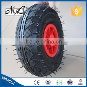 High Quality 3.50-4 4pr Rubber Wheel With Plastic Rim thumbnail-2