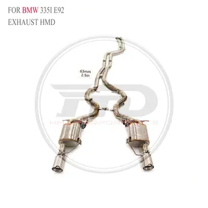HMD Titanium Alloy Exhaust Catback for BMW F40 M135i B48/M240I B58 G42/340I F30/330i G20 Car Accessories Whatsapp+86 18946955156 thumbnail-5