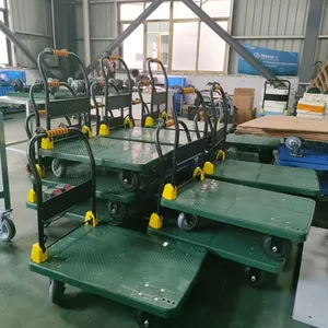 Electric Handcart Smart Remote Control Flatbed Truck thumbnail-2