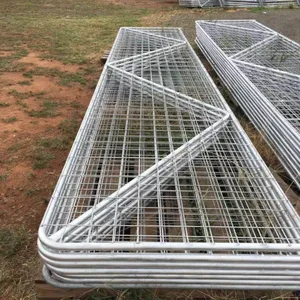 Hot Sale Lowes Farm Fence Livestock Galvanized 8-10ft Sheep Wire Mesh Fence Panel thumbnail-3