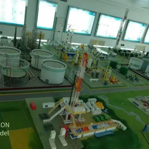 Custom-made Sand Table Models of Sewage Treatment Equipment. Production of Sand Table Models of Environmental Protection Equipment. thumbnail-2